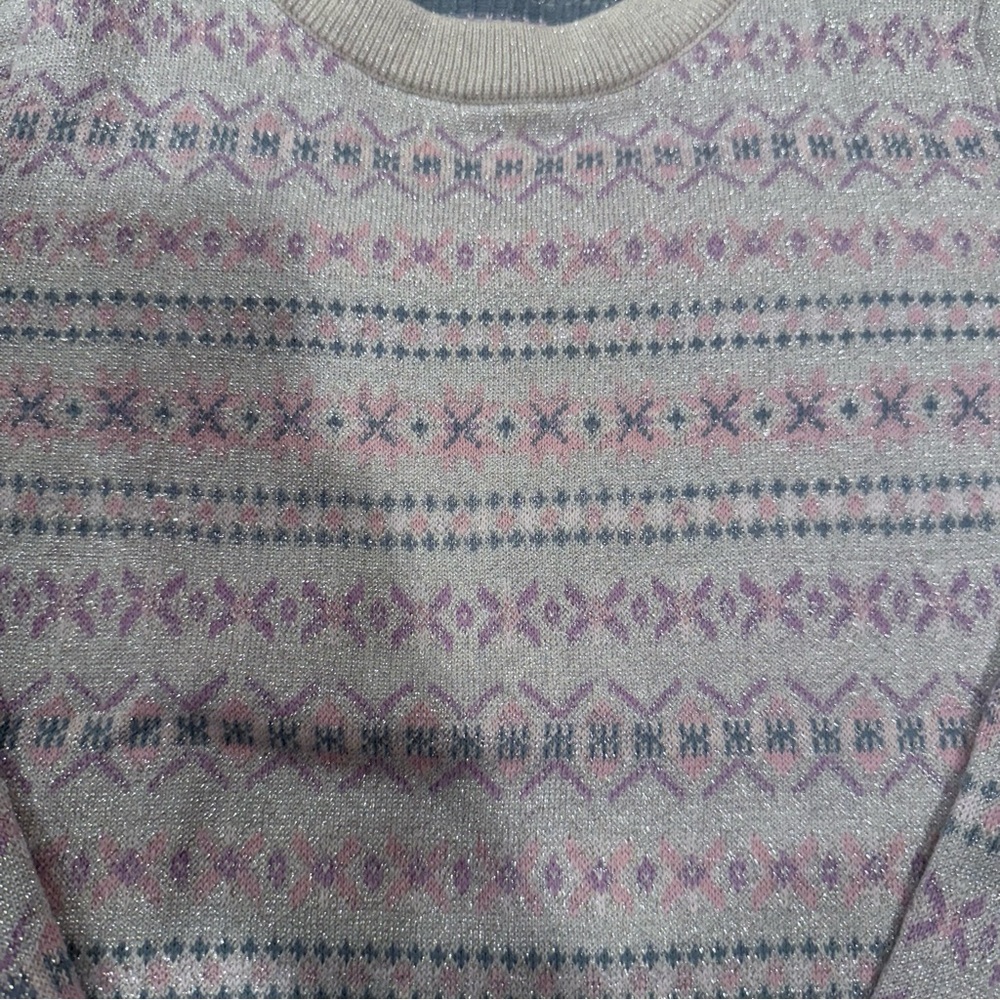 GAP KIDS Girls Sparkly Sweater perfect for this season size Large - Picture 4 of 8